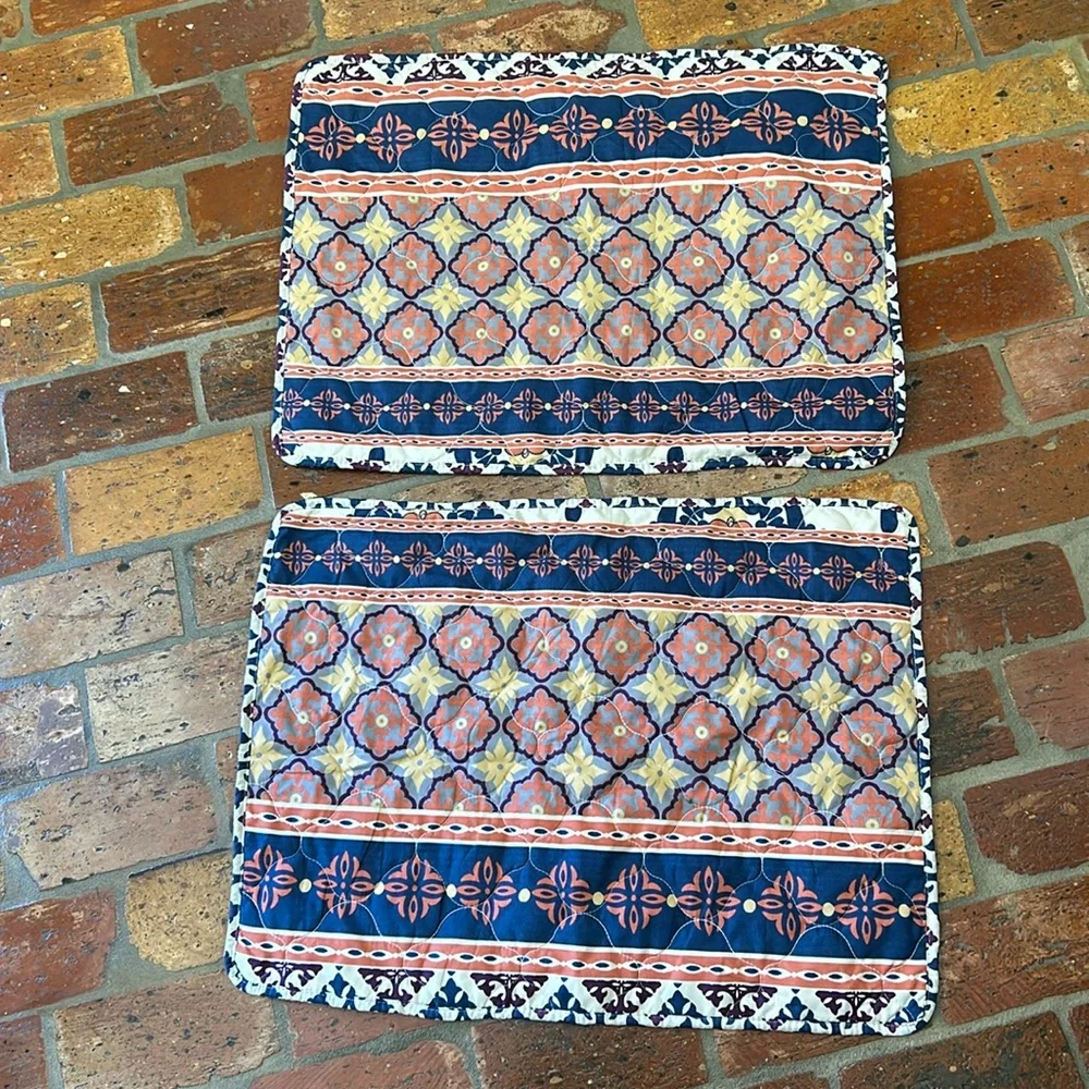 VCNY quilted standard shams (2)